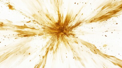 Poster - Dynamic golden explosion abstract art digital creation vibrant colors imaginative design studio setup energy and motion concepts
