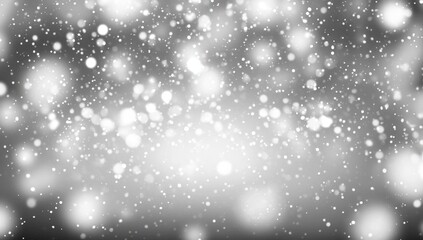 Wall Mural - A serene grey and white snow-covered landscape.
