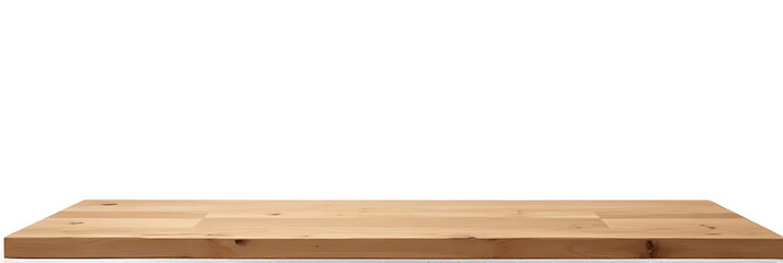 Aufkleber - A wooden tabletop set against a clean white background with a clipping path for easy image editing and manipulation purposes._00002_