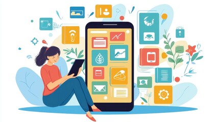 Poster - Student Engaging with Mobile Learning Apps for Remote Study and Academic Success