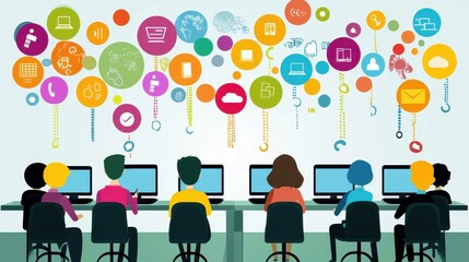 Poster - Innovative Teacher Utilizing Digital Tools and Online Platforms for Engaging Learning Experience