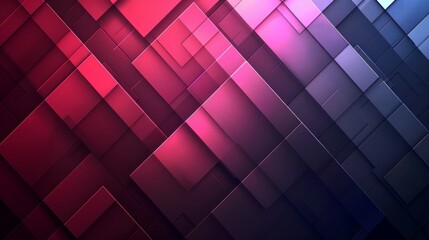 Poster - An Abstract Geometric Pattern Featuring Vibrant Colors and Striking Triangular Shapes Throughout its Design