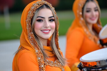 Wall Mural - A cultural festival with booths and performances from various ethnic backgrounds, celebrating equality and diversity