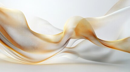 Poster - Flowing textures abstract art digital creation minimalist style close-up view fluid dynamics concept