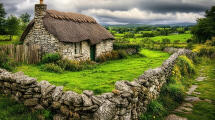 Poster - old house in the countryside