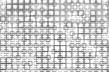 Aufkleber - Symmetrical pattern of interwoven squares creating a sense of movement.