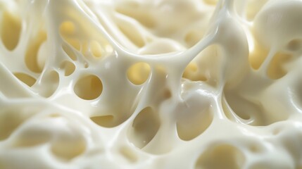 Poster - A detailed shot of a piece of cheese with texture and detail