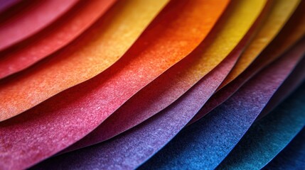 Poster - A close-up shot of a bunch of colorful papers, suitable for use in illustrations or designs