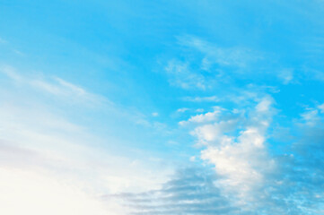 Wall Mural - scenic sunset sky background, vivid sunset sky with picturesque clouds, sunset sky landscape