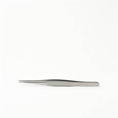 isolate tweezers on white background, Dentist tools, you cando it transparent, Little metal hair tweezers isolated over white background, a Medical image of metallic tweezers close-up, realistic metal