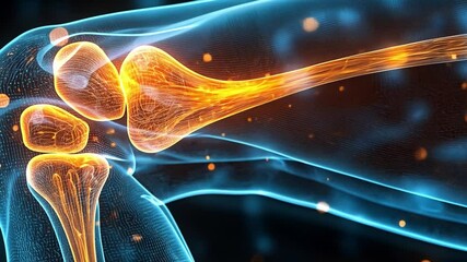 Poster - Dynamic visualization of knee joint anatomy highlighting artificial intelligence and 4k technology