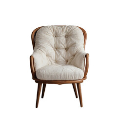 leather armchair isolated