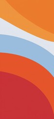Poster - Smooth, colorful shapes overlapping create a modern, dynamic abstract background featuring a visually captivating design. The vibrant composition showcases elegant curves and fluid patterns