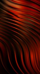 Poster - Dark red shiny silk curves abstract wave background luxurious fabric texture