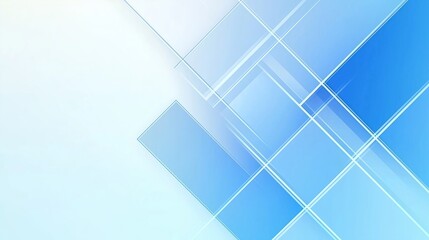 Poster - abstract blue rectangular design with gradient. modern geometric shapes create visual interest. suit