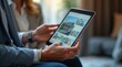 © Caspernik - Real Estate Agent Using A Tablet To Show Property Listings To A Client, Digital Real Estate Marketing