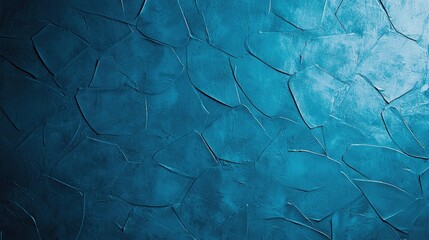 Poster - Textured blue surface close-up abstract art studio digital artwork aesthetic modern design concepts