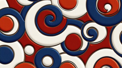 Poster - Dynamic abstract swirl design modern art gallery digital artwork colorful environment close-up view creative concept