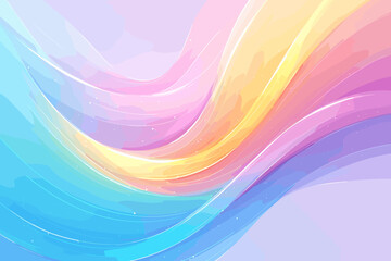 Colorful wave with blue, pink, and yellow colors