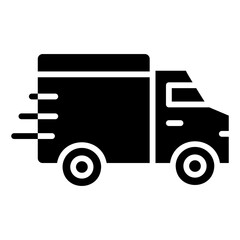 Poster - delivery truck