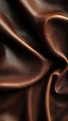Poster - The warm, earthy tones of Mocha Mousse create a sophisticated visual experience, revealing the tactile texture and natural beauty. Soft folds invite admiration, emphasizing luxury craftsmanship