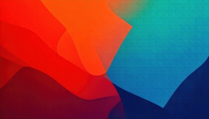 Wall Mural - abstract colorful gradient with waves and lines vibrant blur minimalist paper 2d carve effect minima