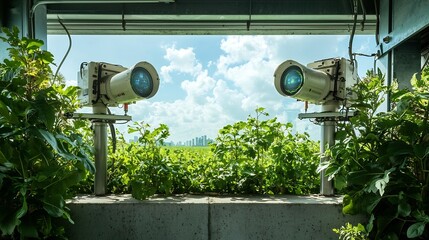 Poster - innovative smart farming setup with a virtual twin system that monitors and optimizes irrigation sch