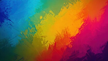 Wall Mural - abstract colorful gradient with waves and lines vibrant blur minimalist paper 2d carve effect minima
