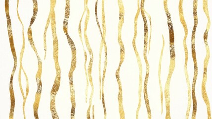 Poster - Elegant golden stripes abstract art digital design creative space aesthetic viewpoint visual art concept