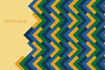 Fototapete - Abstract triangle pattern background, seamless triangle pattern, triangle pattern with vintage color.