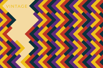 Fototapete - Abstract triangle pattern background, seamless triangle pattern, triangle pattern with vintage color.