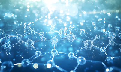 a conceptual exploration of advanced skincare and cosmetic innovation, blending organic patterns, bi