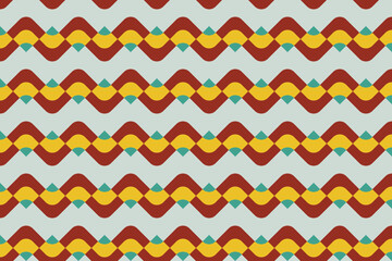 Fototapete - abstract geometric pattern background, abstract square pattern, abstract wave, with vintage colors