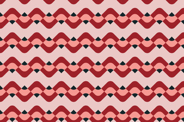 Fototapete - abstract geometric pattern background, abstract square pattern, abstract wave, with vintage colors