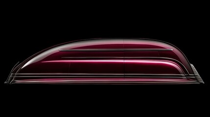 Poster - Futuristic Vehicle Design with Sleek Metallic Finishes and Curves