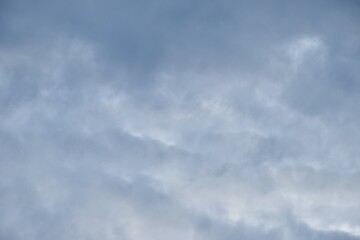 Wall Mural - gray cloud spreading on sunrise sky in morning
