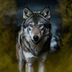  gray wolf canis lupus