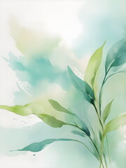 Wall Mural - Abstract background with breeze in spring