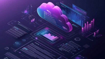 Poster - Futuristic Data Visualization with Cloud Technology and Analytics