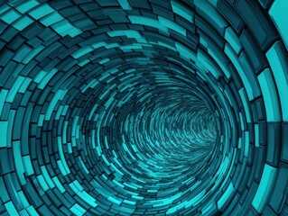 Poster - Dynamic spiral motion design abstract environment digital art visualization tech-inspired perspective futuristic concept
