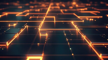 Poster - Futuristic Abstract Technology Background