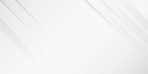 Wall Mural - gray and white diagonal line architecture geometry tech abstract subtle background vector eps 10
