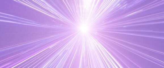 Poster - Abstract purple light rays burst background.