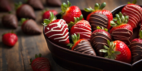 Sticker - Chocolate-covered Strawberries 