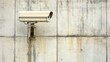 © crazyass - High-tech cctv camera on modern building wall urban surveillance technology close-up