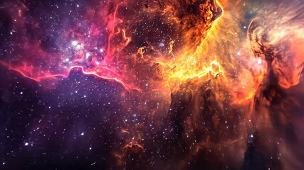 Wall Mural - a vibrant space filled with a multitude of stars shining brightly against a dark background, a starr