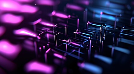 Poster - digital transformation strategy, modernizing enterprise workflows with advanced solutions, sleek cor
