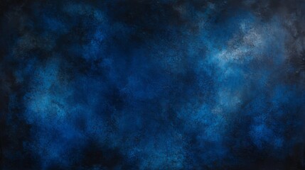 Leinwandbilder - Abstract Blue Texture with Deep Tones and Soft Light Variations