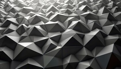 Poster - Abstract geometric pattern with repeating triangles in grayscale. Modern design. Stylish texture. Suitable for backgrounds. Clean, simple. Versatile illustration. Design element. Geometric shape.