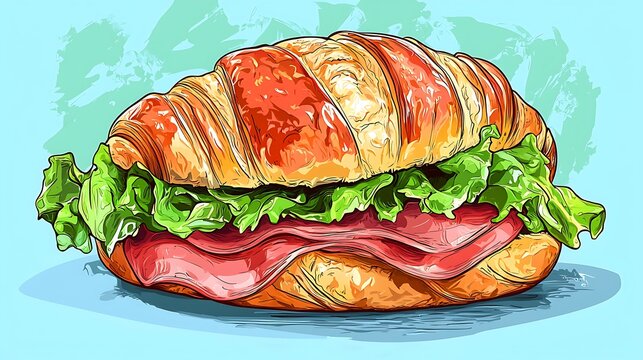 Iconic Dishes Illustration Featuring Global Cuisine and Traditional Recipes